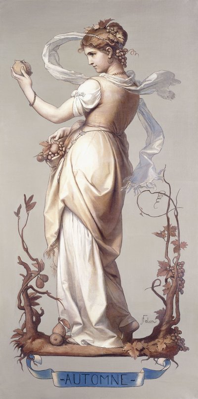De fyra årstiderna - hösten, 1873-74 av Joseph Felon