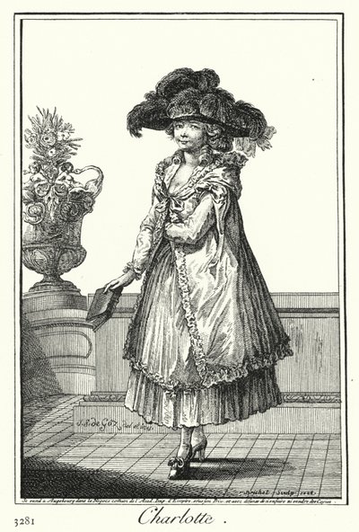 Charlotte (gravyr) av Joseph Franz von (after) Goez