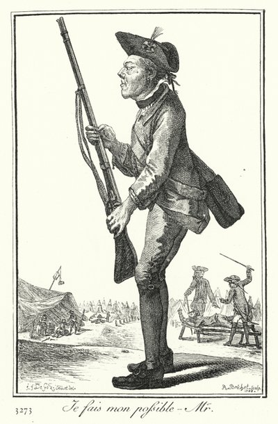 Jag gör mitt bästa, sir (gravyr) av Joseph Franz von (after) Goez