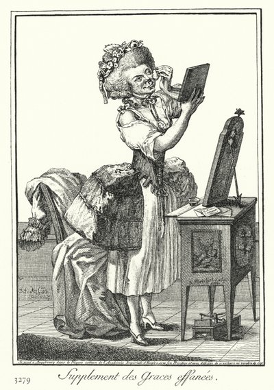 Komplettering av de förlorade nåderna (gravyr) av Joseph Franz von (after) Goez