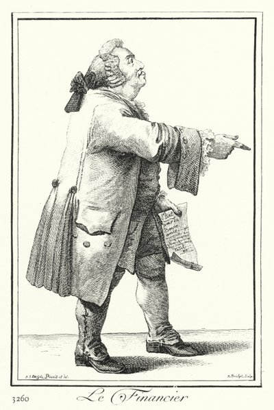 Finansmannen (gravyr) av Joseph Franz von (after) Goez