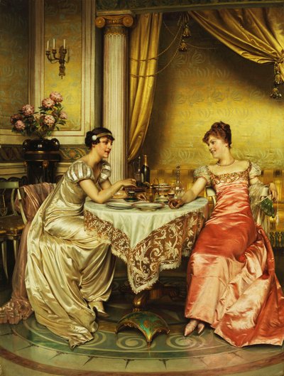Tete en Tete, av Joseph Frederick Charles Soulacroix