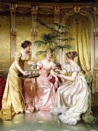 Tre för te, av Joseph Frederick Charles Soulacroix