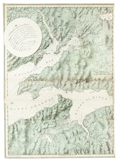 En vy över staden och hamnen i Halifax, från Dartmouth shore av Joseph Frederick Wallet DesBarres