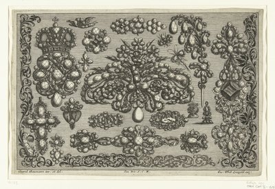 Uppmärksamhet på dekorationen av juvelerna En ny bok med alla sorters guldverk (serietitel) av Joseph Friedrich Leopold