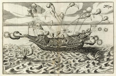 Illustration från Naval Architecture von J. Furttenbach av Joseph Furttenbach