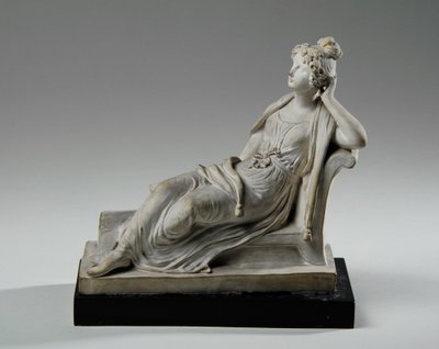 Maquette för Elizabeth Goodman Banks Sittande av Joseph Gott