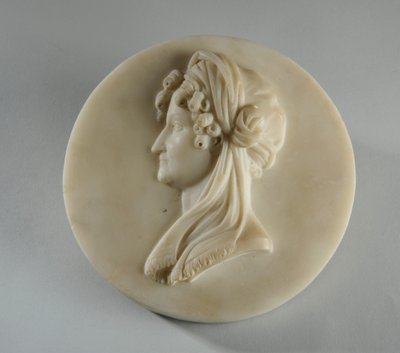Medaljongporträtt av fru Elizabeth Gott av Joseph Gott