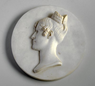 Medaljongporträtt av Mrs Mary Brooke av Joseph Gott