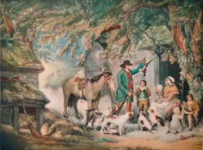 Evening or the Sportsmans Return, 1795, 1919 av Joseph Grozer