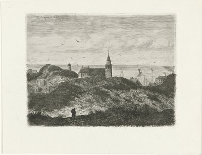 Utsikt över Scheveningen av Joseph Hartogensis
