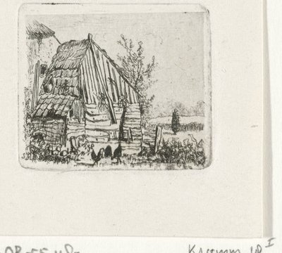 Kycklingar i en lada av Joseph Hartogensis