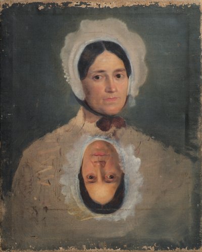 Två kvinnors huvudstudier av Joseph Hasslwander