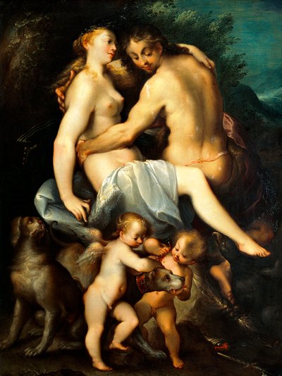 Venus och Adonis av Joseph Heintz