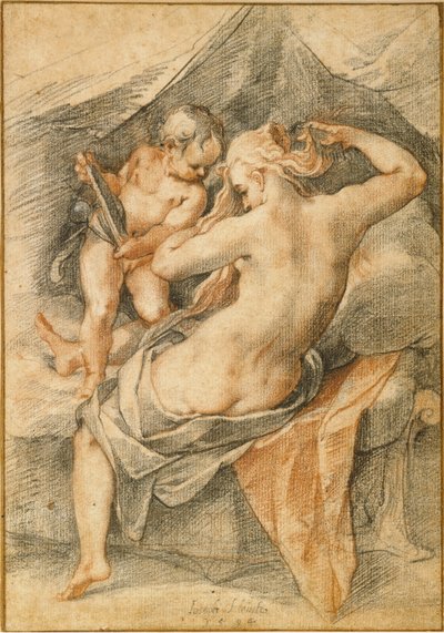Tyska: Venus framför spegeln The Toilette of Venus av Joseph Heintz the Elder