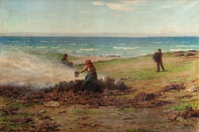 Kelp Burning (olja på duk) av Joseph Henderson