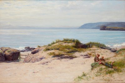Under Sandhills (olja på duk) av Joseph Henderson