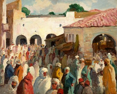 Sidi-bou-Said (Tunisien) av Joseph Henry Sharp