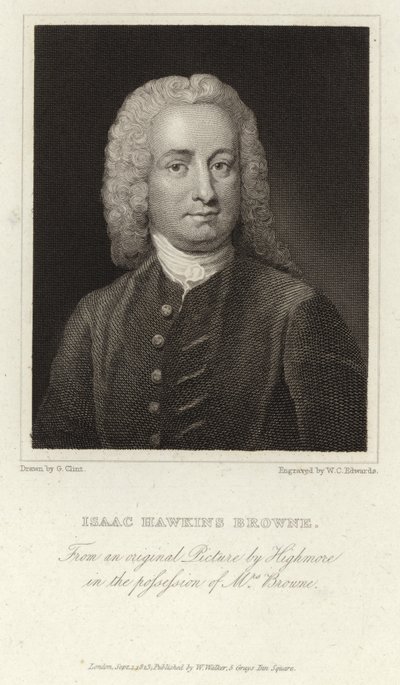 Isaac Hawkins Browne - engelsk författare och politiker (1705 - 1760) av Joseph Highmore