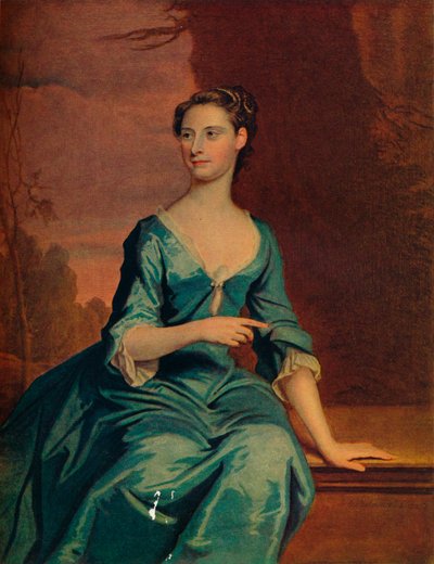 Mrs. Melancthon Strong Nee Sanders från Sanderstead, 1700-talet av Joseph Highmore