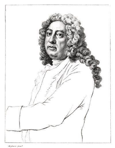 Sir James Thornhill (1676-1734) av Joseph Highmore