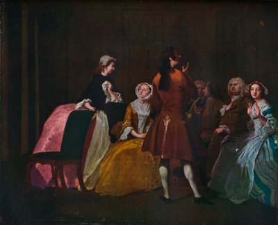 Familjen Harlowe, från Samuel Richardsons Clarissa, c1745 av Joseph Highmore