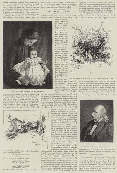 Alfred, Baron Tennyson, Poet Laureate av Joseph Holland Tringham