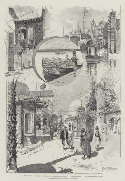 Konstantinopel i London, Olympia av Joseph Holland Tringham