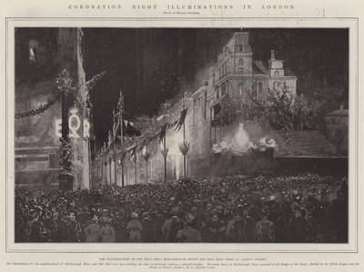 Coronation Night Illuminations i London av Joseph Holland Tringham