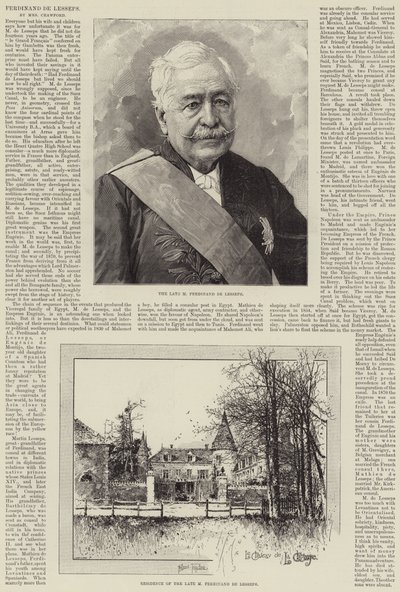 Ferdinand de Lesseps av Joseph Holland Tringham