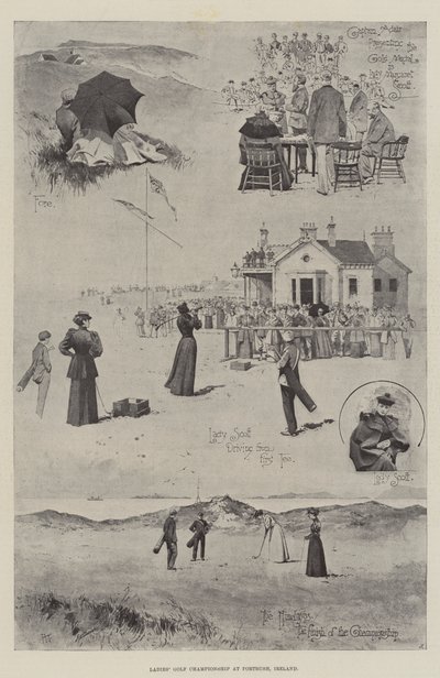 Damernas golfmästerskap i Portrush, Irland av Joseph Holland Tringham