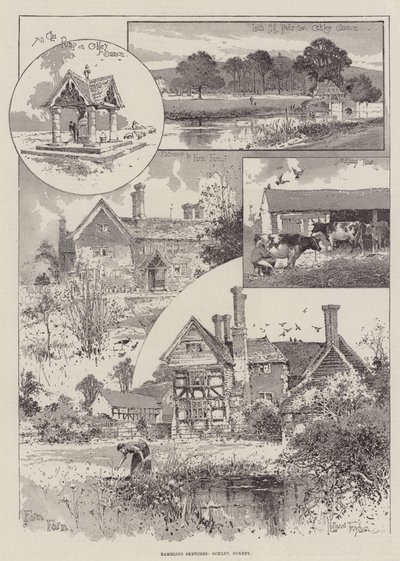 Vandringsskisser, Ockley, Surrey av Joseph Holland Tringham