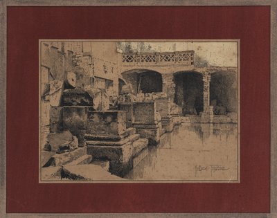 Romerska badet i Bath av Joseph Holland Tringham
