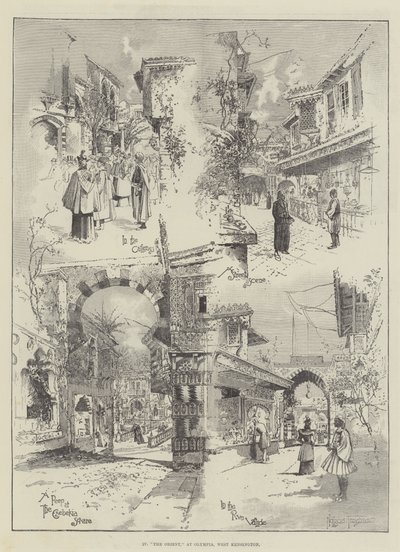 Scener från Orienten på Olympia av Joseph Holland Tringham
