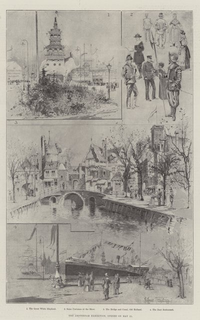 Amsterdam-utställningen öppnade den 11 maj av Joseph Holland Tringham