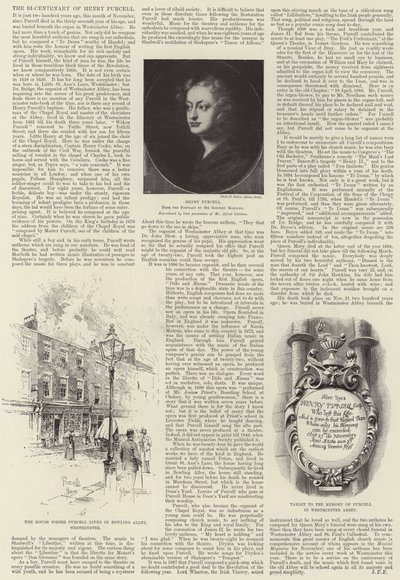 Henry Purcells tvåhundraårsjubileum av Joseph Holland Tringham