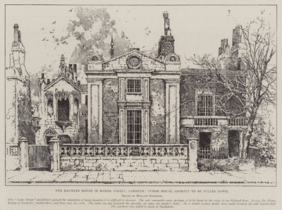 The Haunted House på Homer Street, Lambeth, Tudor House, ska snart rivas av Joseph Holland Tringham