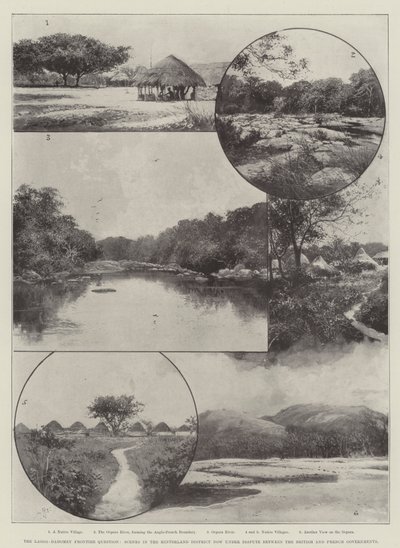 Lagos-Dahomey Frontier Question, scener i Hinterland District som nu är föremål för tvist mellan den brittiska och franska regeringen av Joseph Holland Tringham