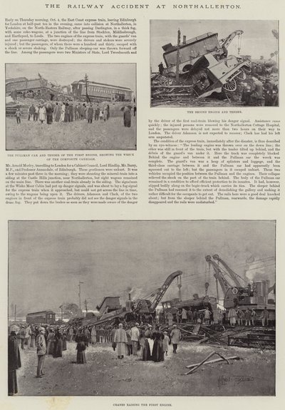 Järnvägsolyckan i Northallerton av Joseph Holland Tringham