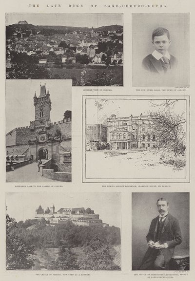 Den framlidne hertigen av Saxe-Coburg-Gotha av Joseph Holland Tringham