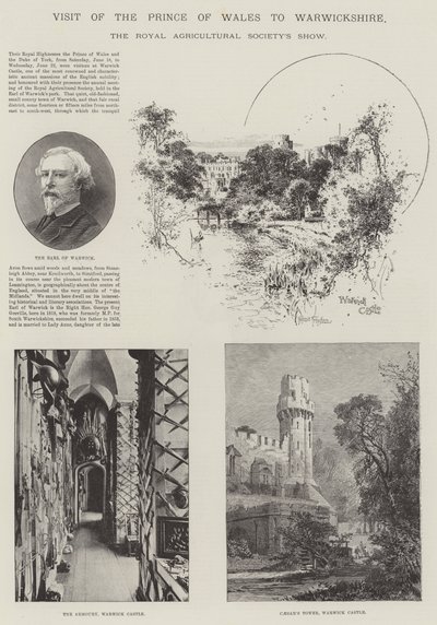 Besök av prinsen av Wales i Warwickshire av Joseph Holland Tringham