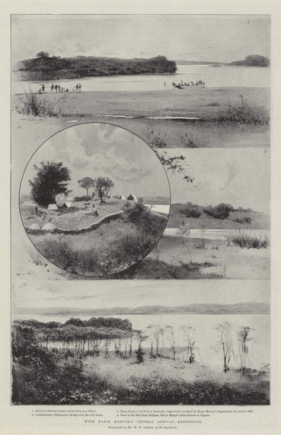 Med Major Martyrs Centralafrikanska Expedition av Joseph Holland Tringham