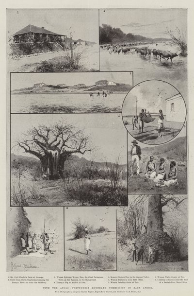 Med den anglo-portugisiska gränskommissionen i Östafrika av Joseph Holland Tringham
