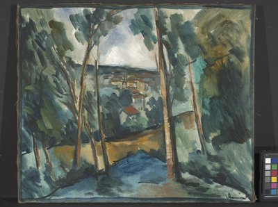 Village In The Valley (olja på duk) av Joseph Jacob Plenck