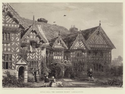 Speke Hall, The Garden Front, Lancashire av Joseph Josiah Dodd
