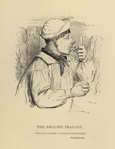 Kenny Meadows: The English Peasant (gravyr) av Joseph Kenny (after) Meadows