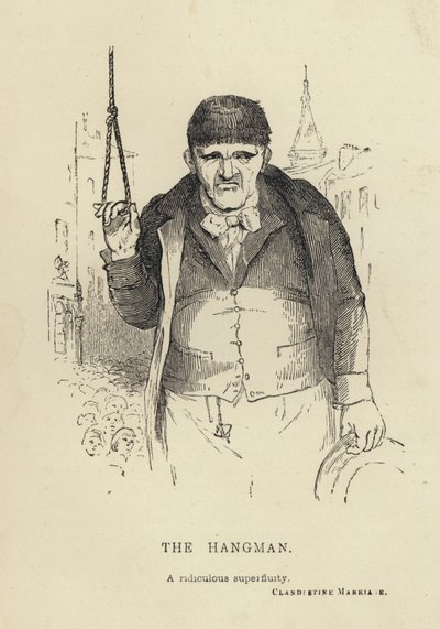 Kenny Meadows: The Hangman (gravyr) av Joseph Kenny (after) Meadows