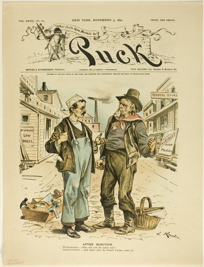 Efter valet, från Puck av Joseph Keppler