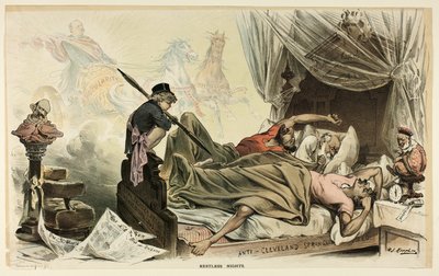 Restless Nights, från Puck av Joseph Keppler