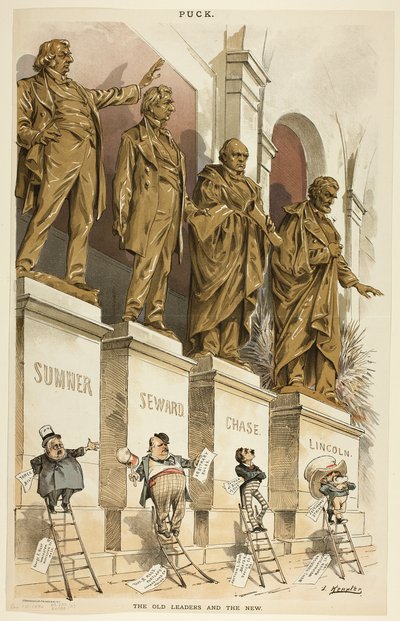 De gamla ledarna och de nya av Joseph Keppler